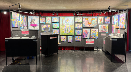 How to Set Up an Indoor Art Fair Booth