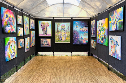 How to Take an Art Booth Shot for Juried Art Fairs