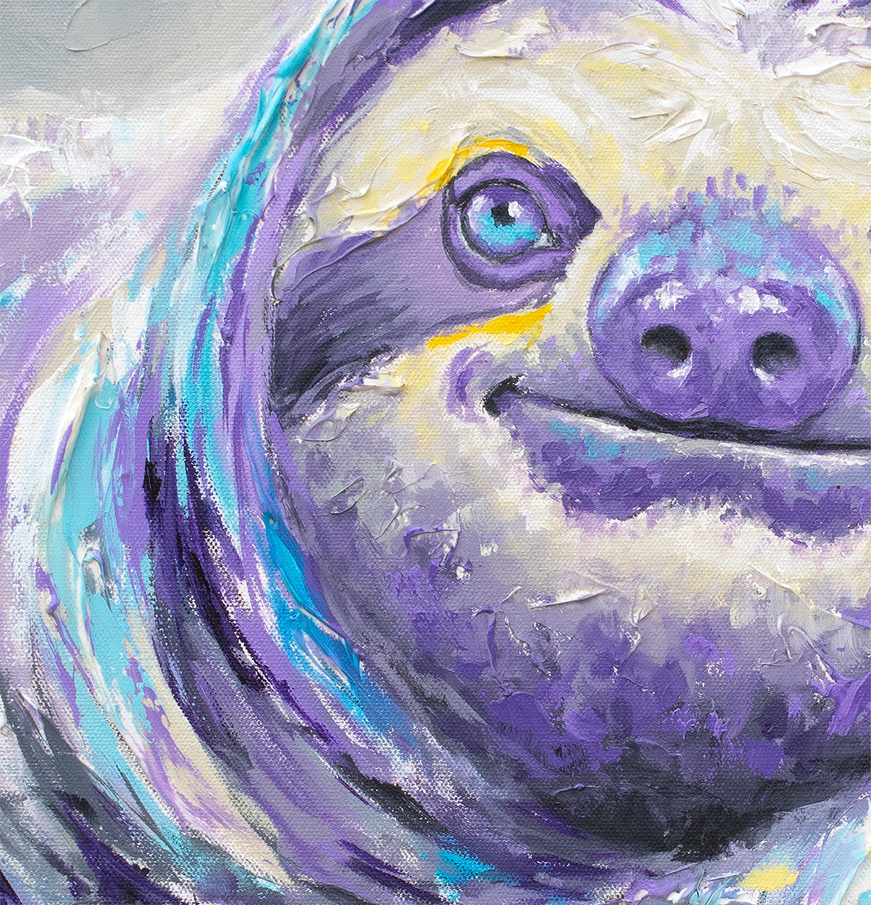 Sloth Art Print - A Little Sloth Energy