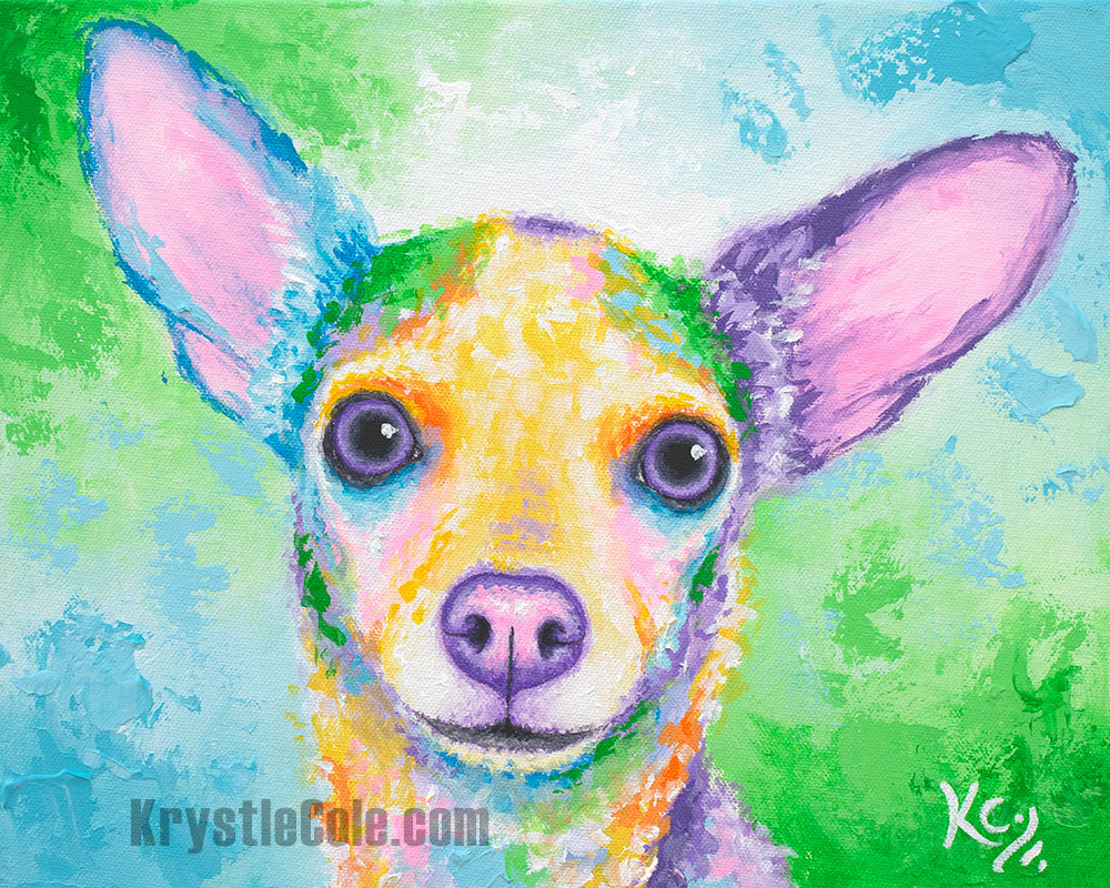Chihuahua Art Print - Jerry