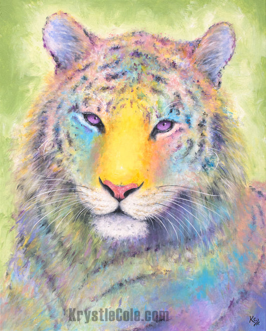 Tiger Art Print - Natasha from Sedgwick County Zoo