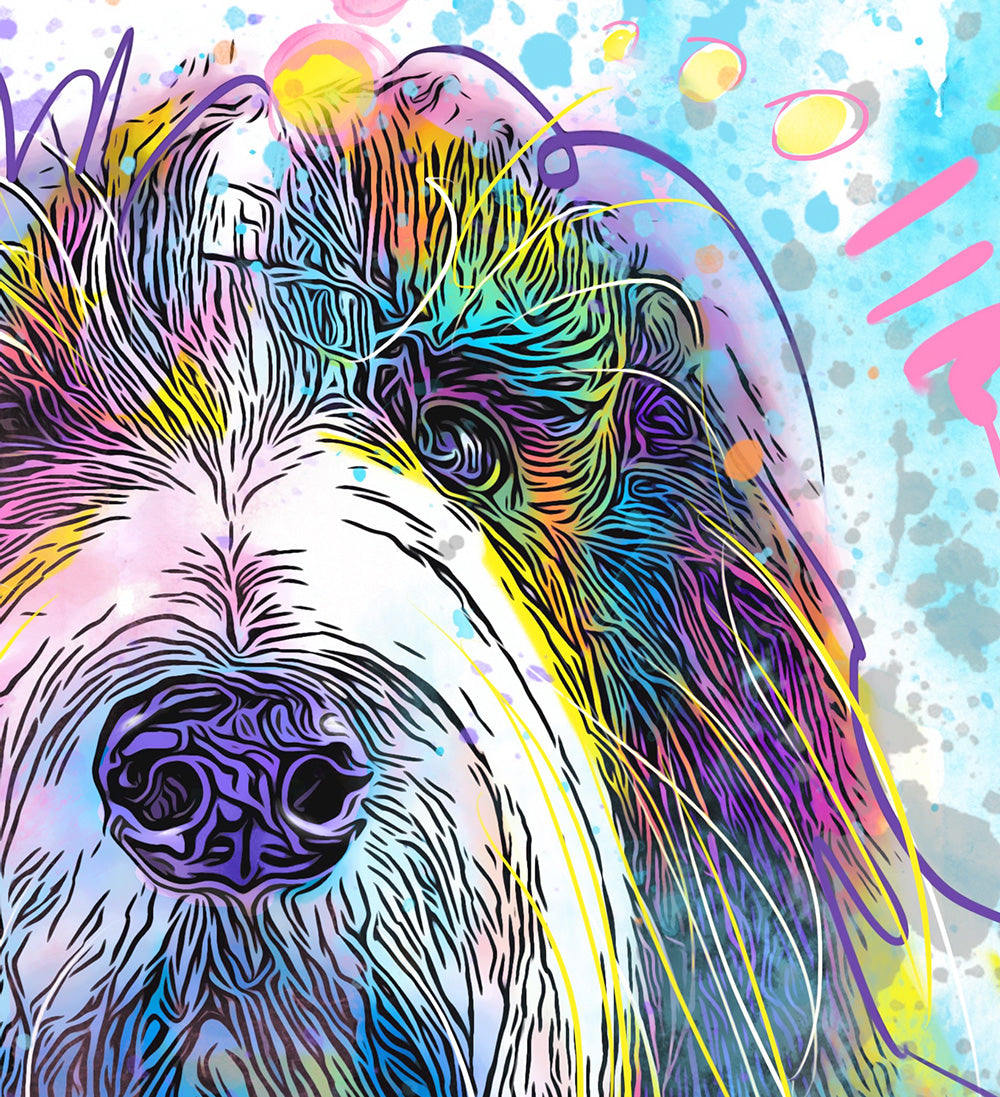 Bearded Collie Art Print