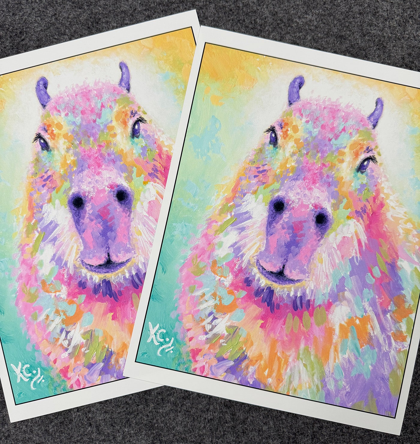 Soul Spirit Capybara Art Print