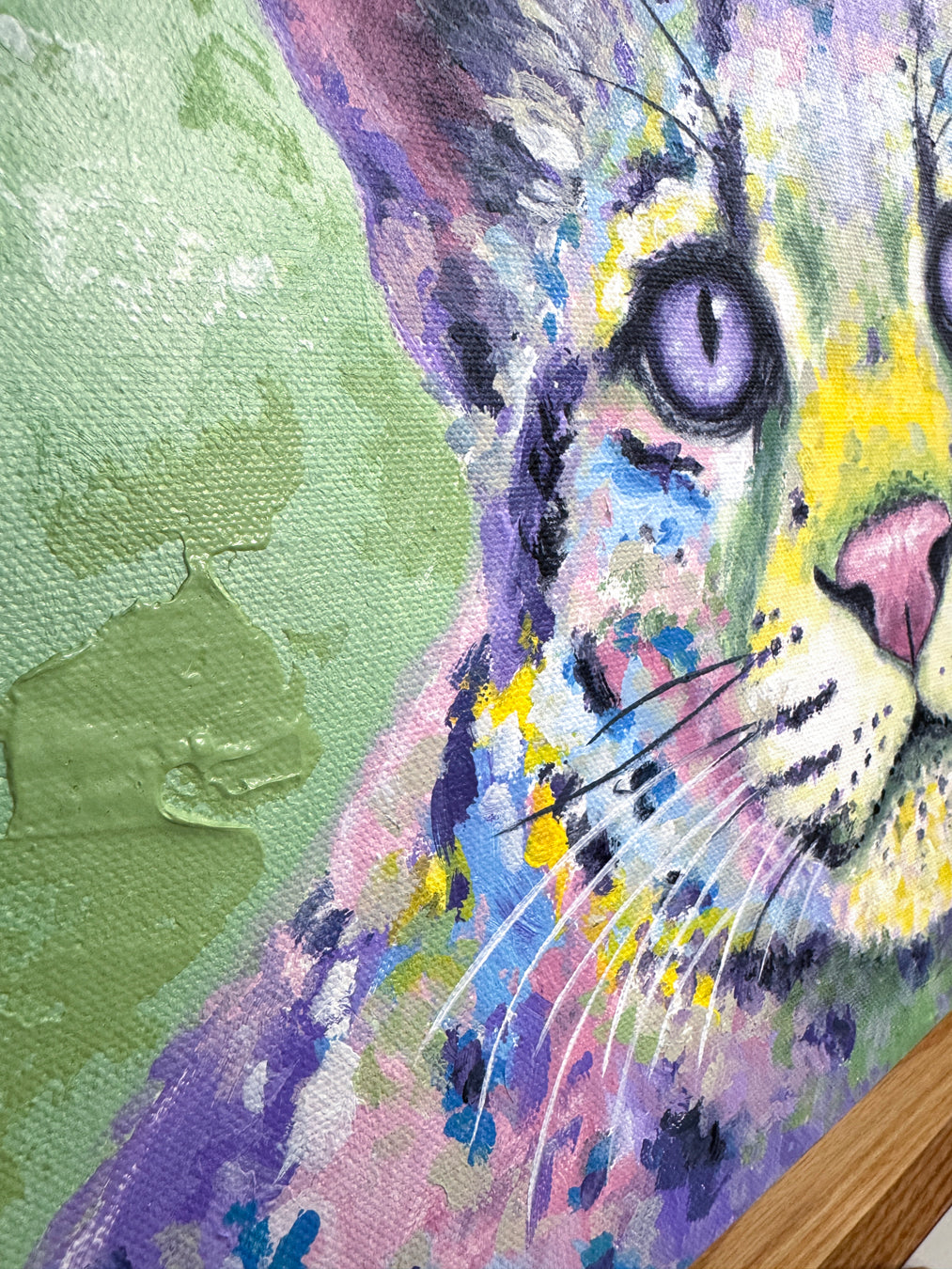 Clouded Leopard Painting - 11x14"