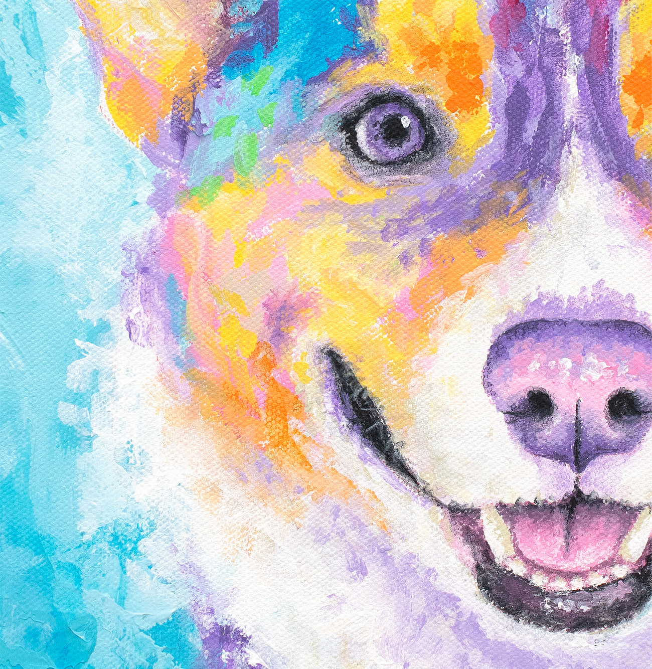 Corgi Art Print - Corgi Smile