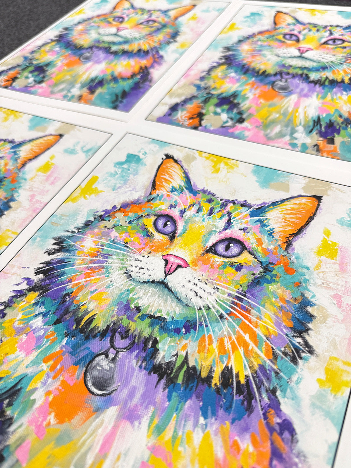 Long Hair Cat Print - Georgie