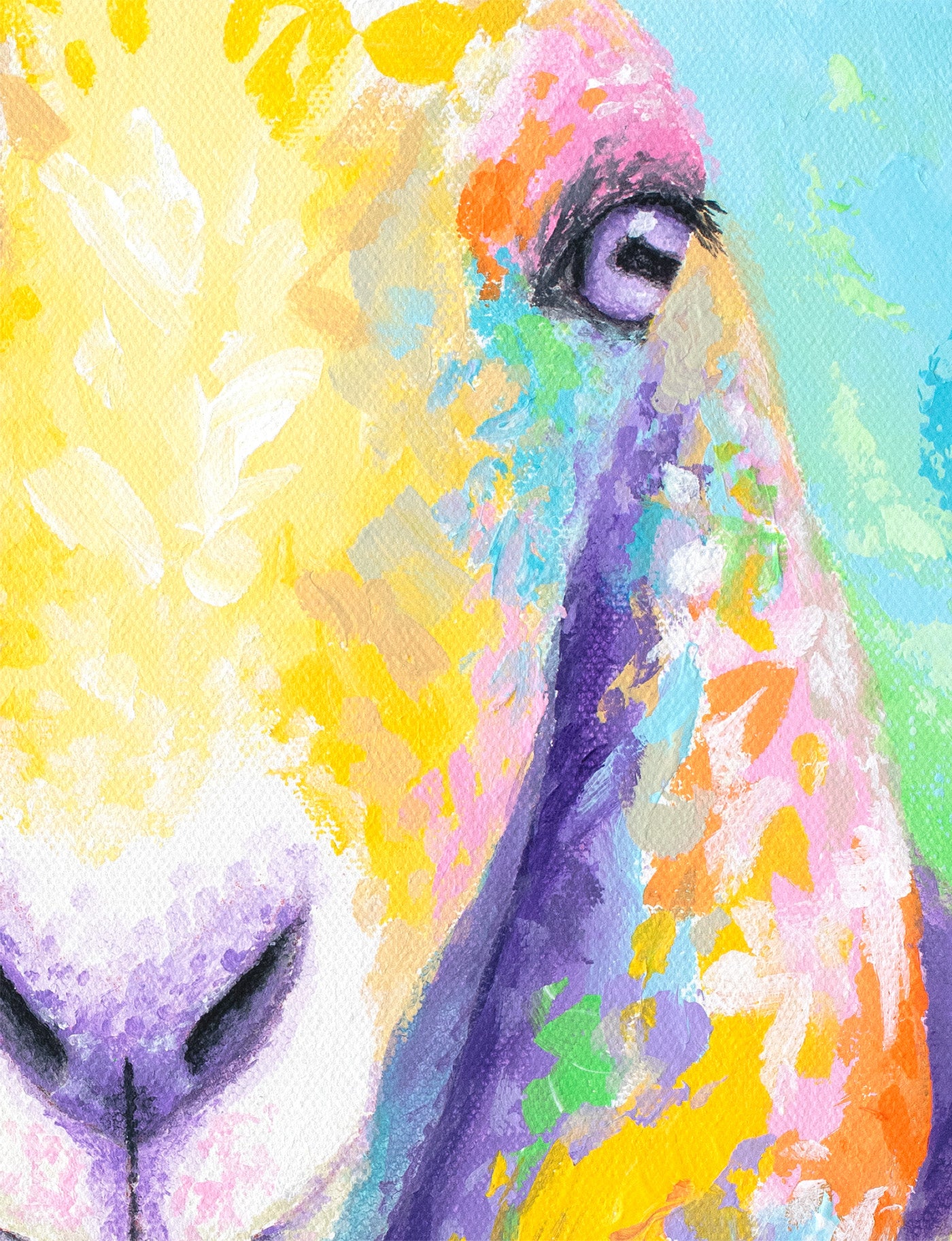 Nubian Goat Print - For the Love of Goats