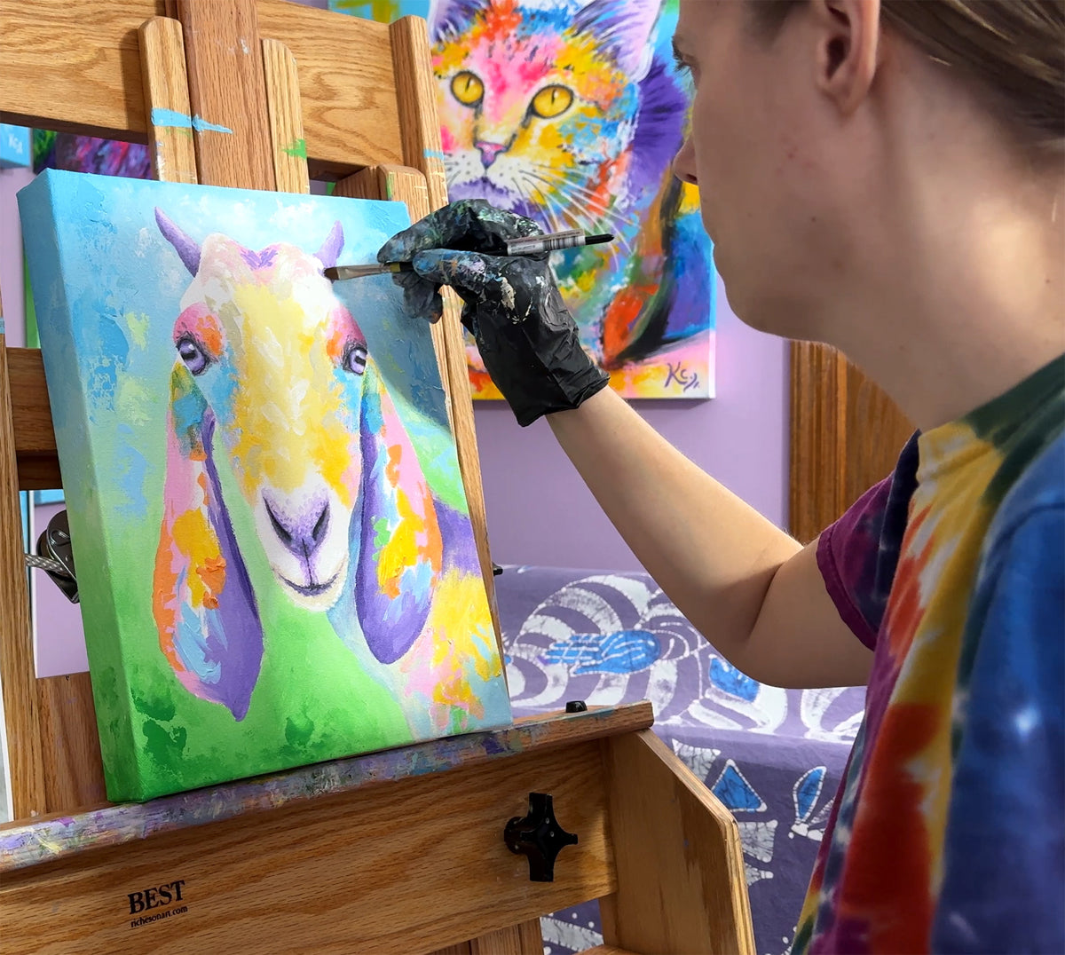 Nubian Goat Print - For the Love of Goats