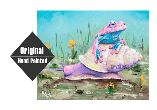 Hitchhiker Painting - 18x22"