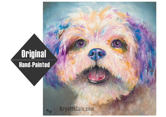 Shih Tzu Painting - 24x24"