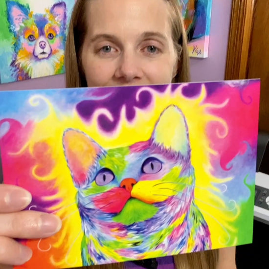 Video about my cat postcards