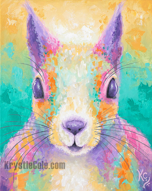 Spirit Squirrel Art Print
