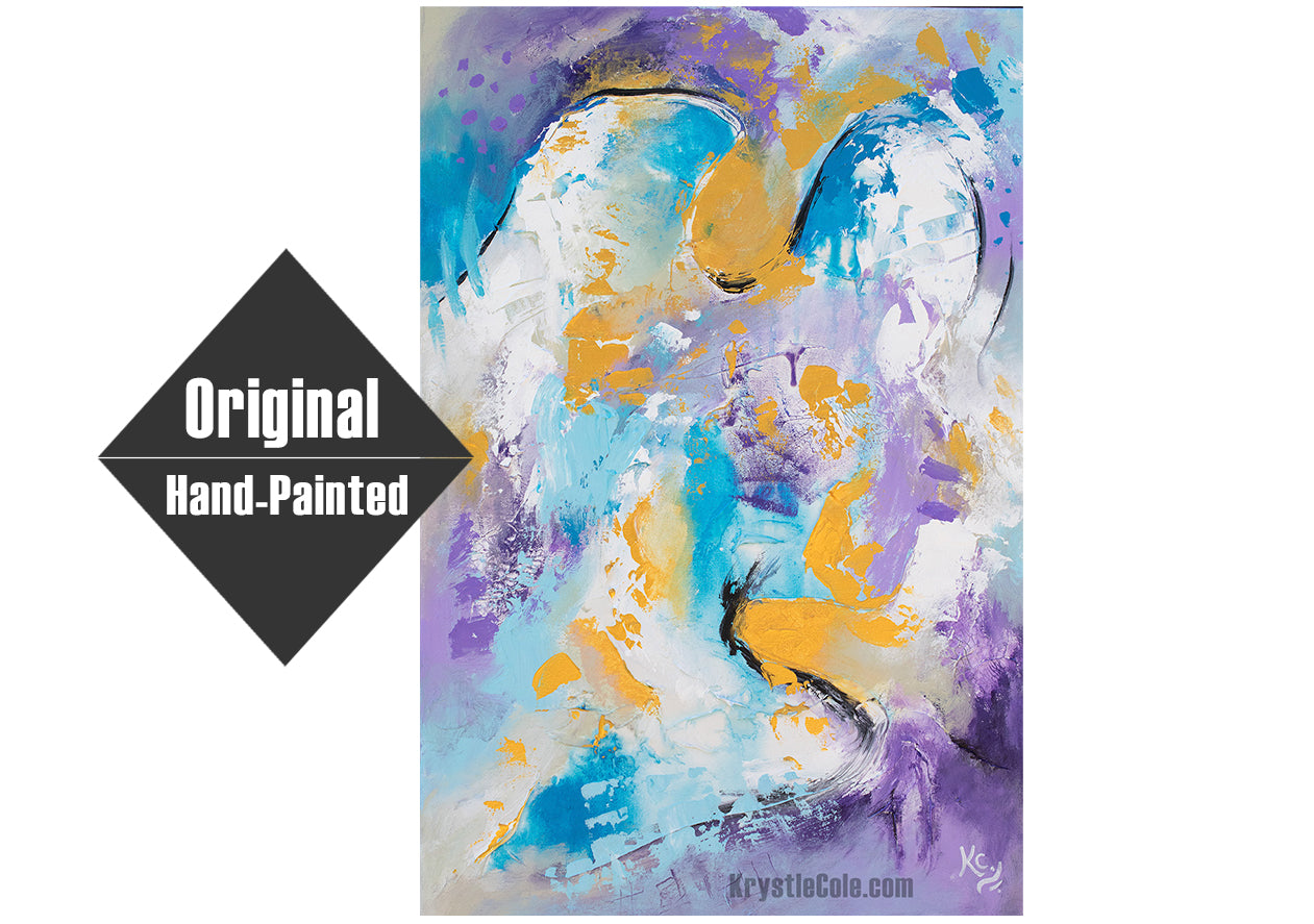 Surfing the Golden Light Painting - 20x30"