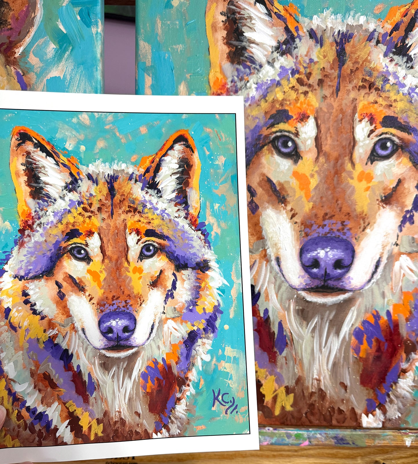 Wolf Art Print - In the Wolf’s Quiet Stare