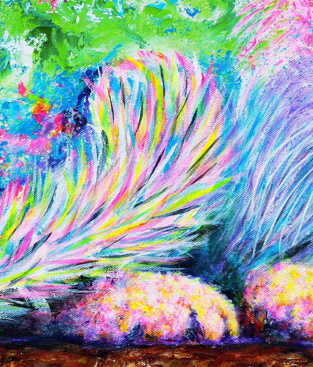 Long-Haired Cat Art - Cat Print on CANVAS or PAPER. Long Hair Cat Painting. Long Haired Cat Artwork by Krystle Cole