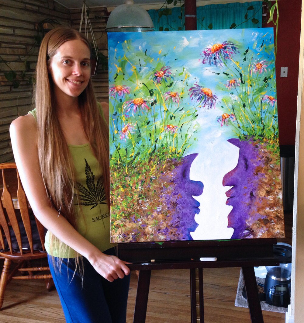 Between Painting - 24x30"