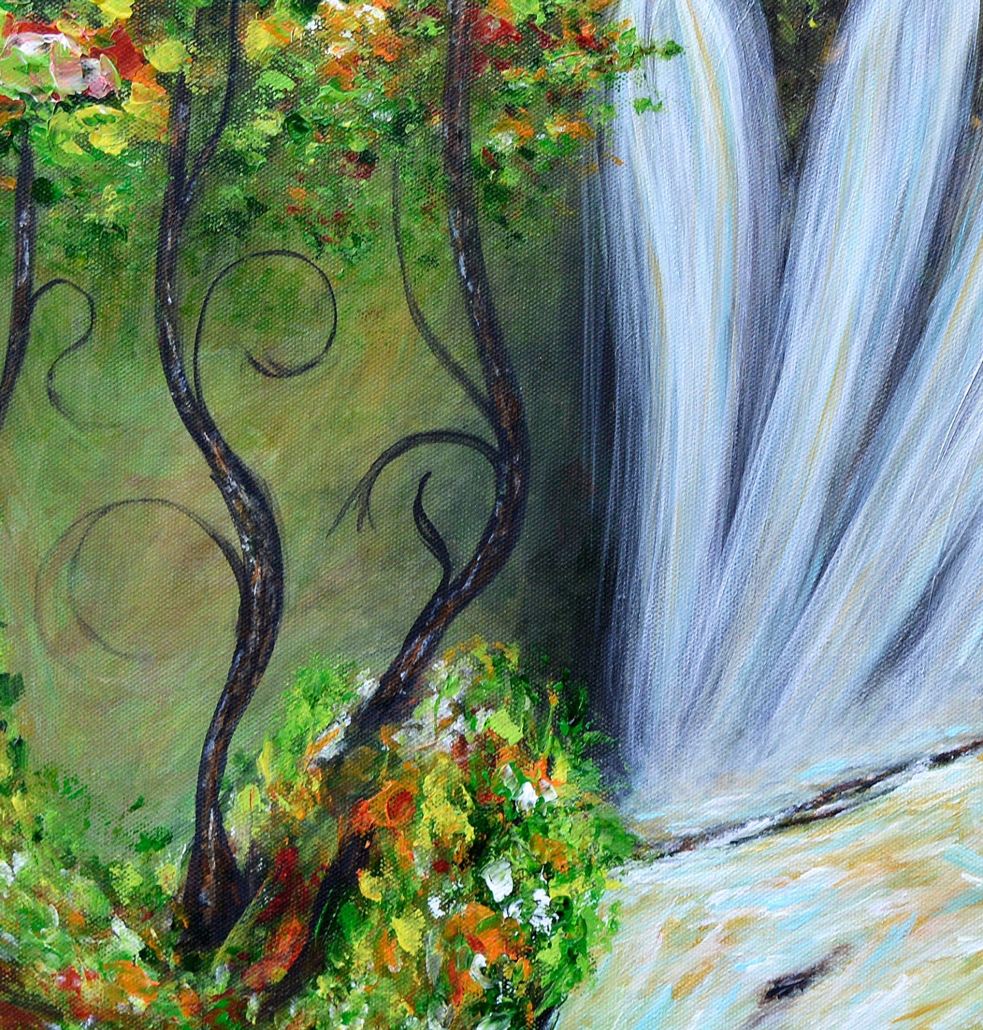 Psy Waterfall Print