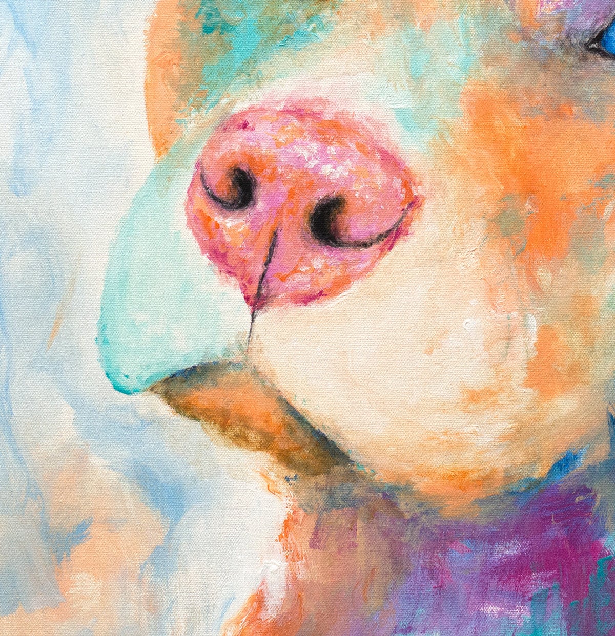 Pit Bull Painting - 24x24"