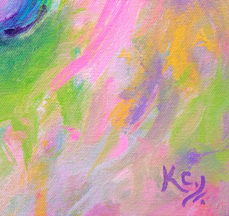 French Bulldog Print - Frenchie. French Bulldog Art on Paper or Canvas of French Bulldog Painting by Krystle Cole