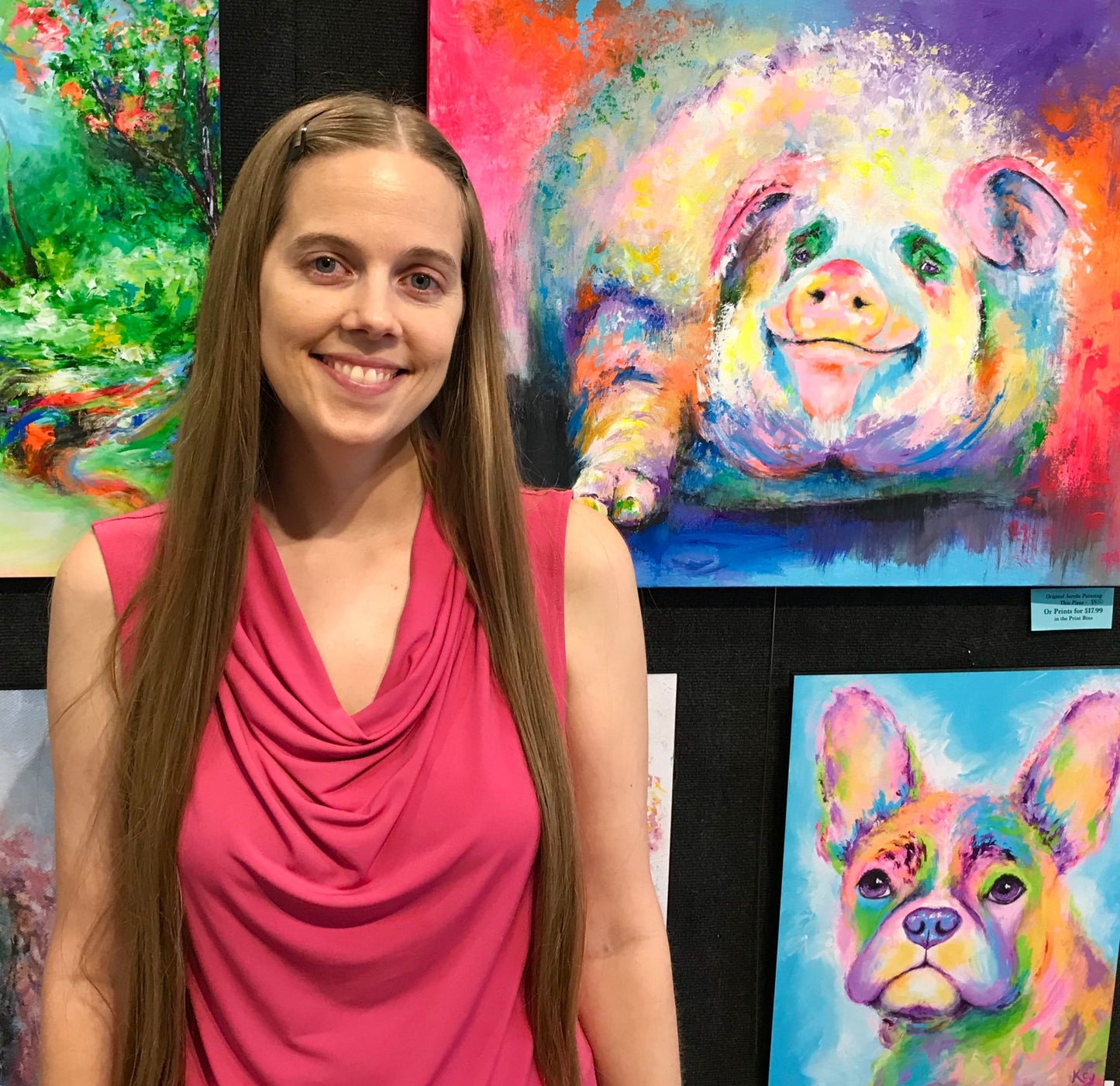 Pig Painting - Hog Wild- 24x30"