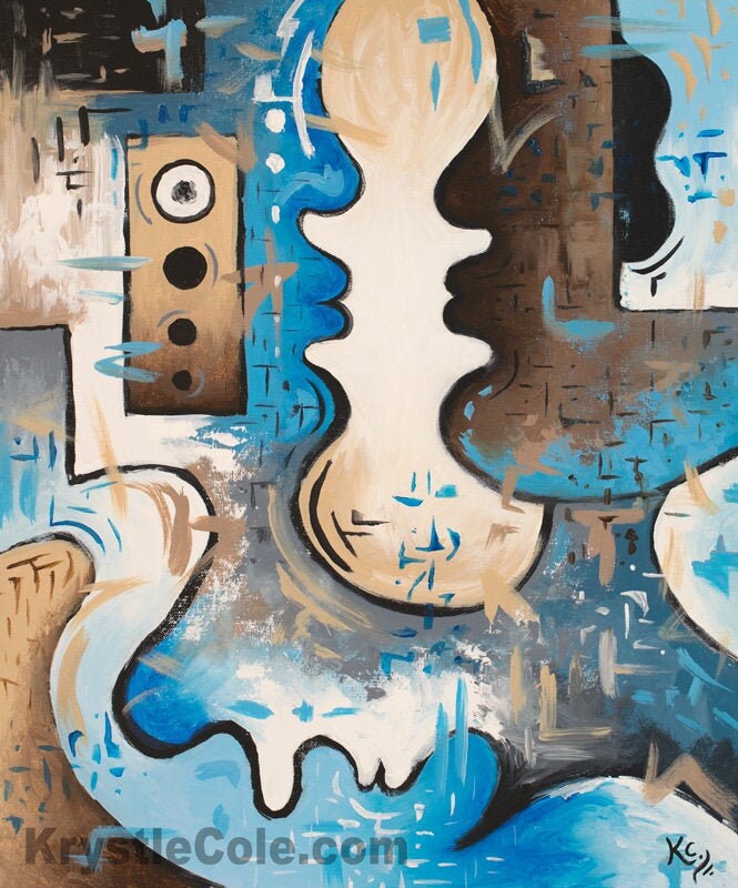 Frolic of the Serene Painting - 20x24"