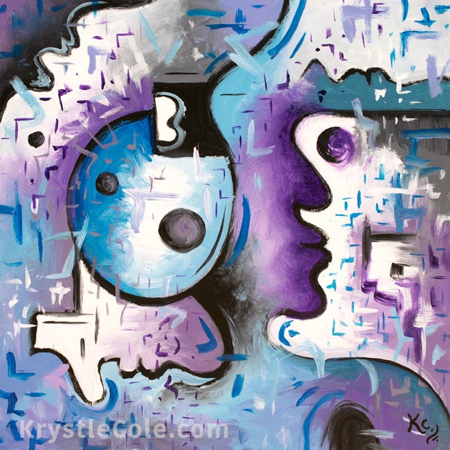 Reality Charade Painting - 24x24"