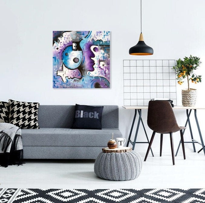 Reality Charade Painting - 24x24"