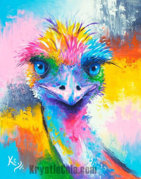 Emu Painting - 24x30"
