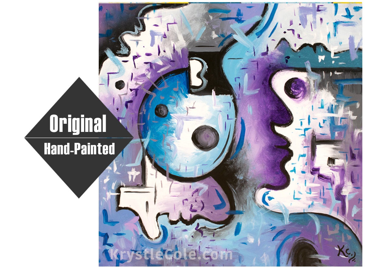 Reality Charade Painting - 24x24"