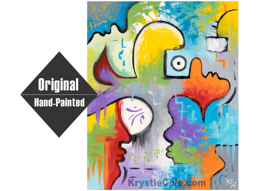 Communion with the Universal Within Painting - 16x20"