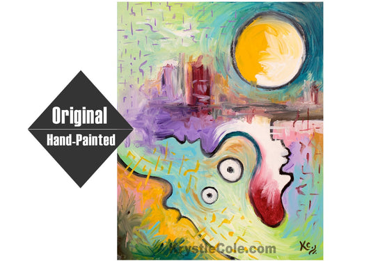 Across the Integral Divide Painting - 16x20"