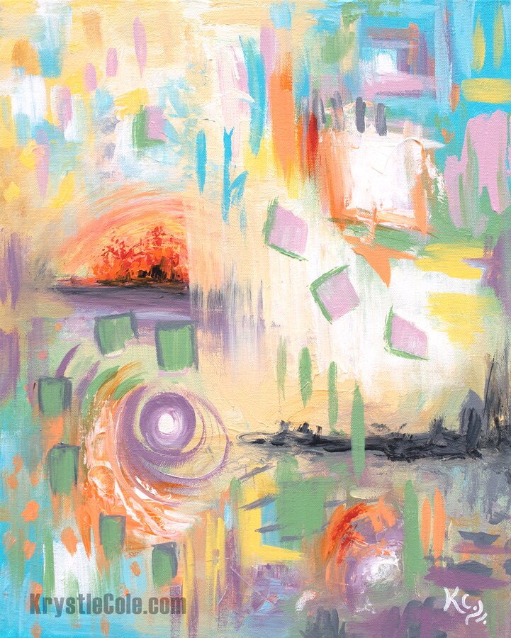 Between Worlds Painting - 16x20"