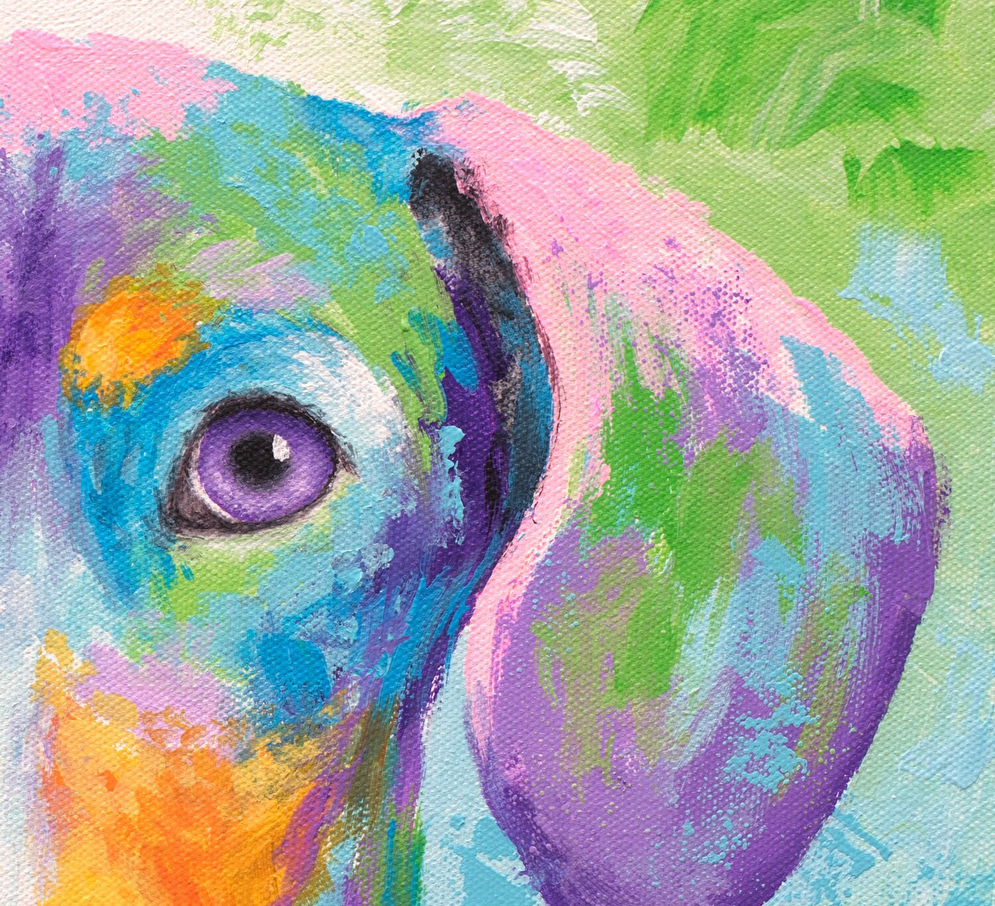 Dachshund Art - Wiener Dog Print on PAPER or CANVAS. A Fun Dachshund Gift!