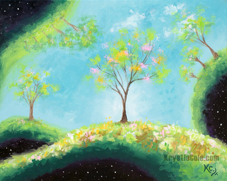 Echoes of the Spirit Painting - 16x20"