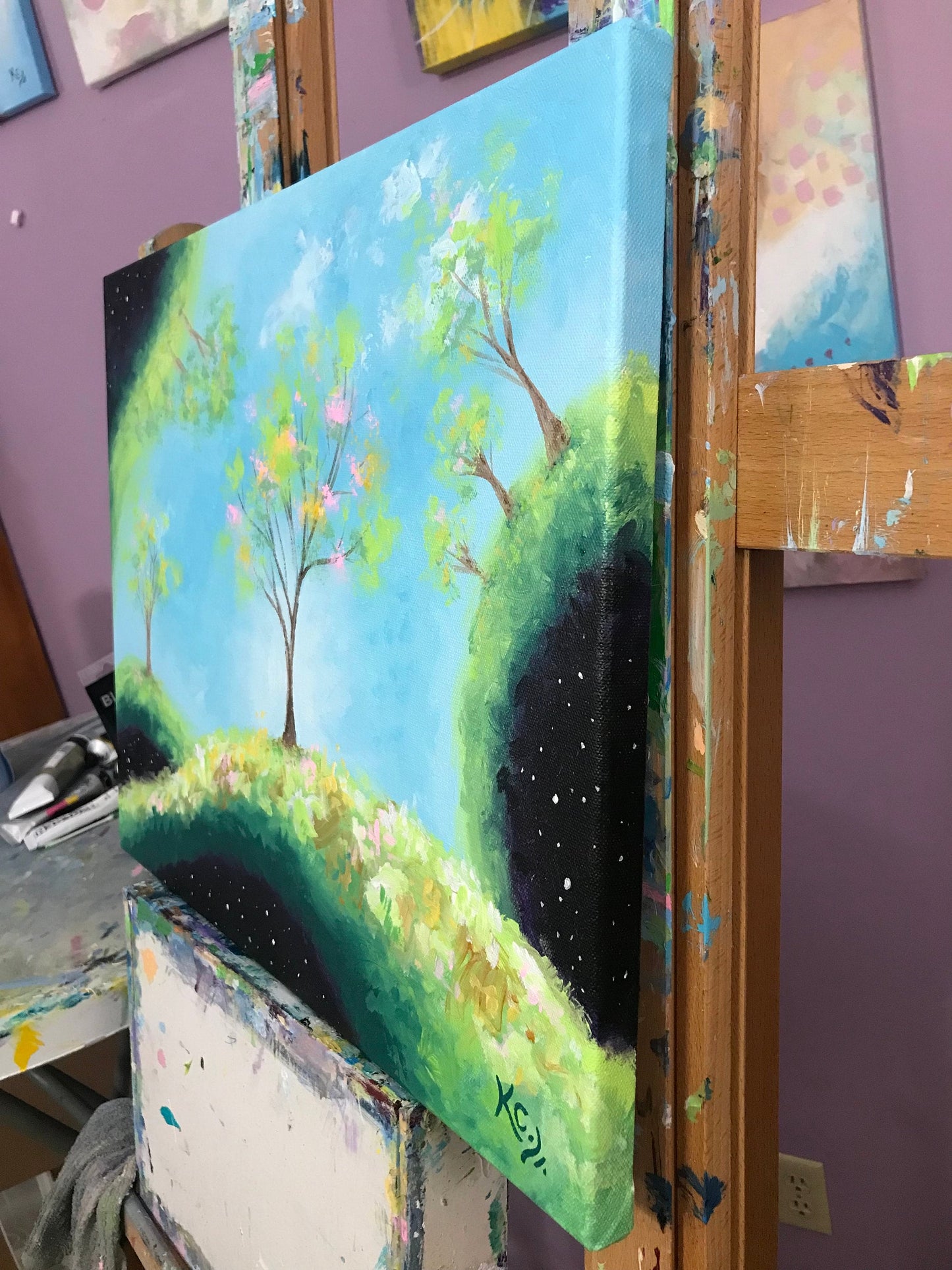 Echoes of the Spirit Painting - 16x20"