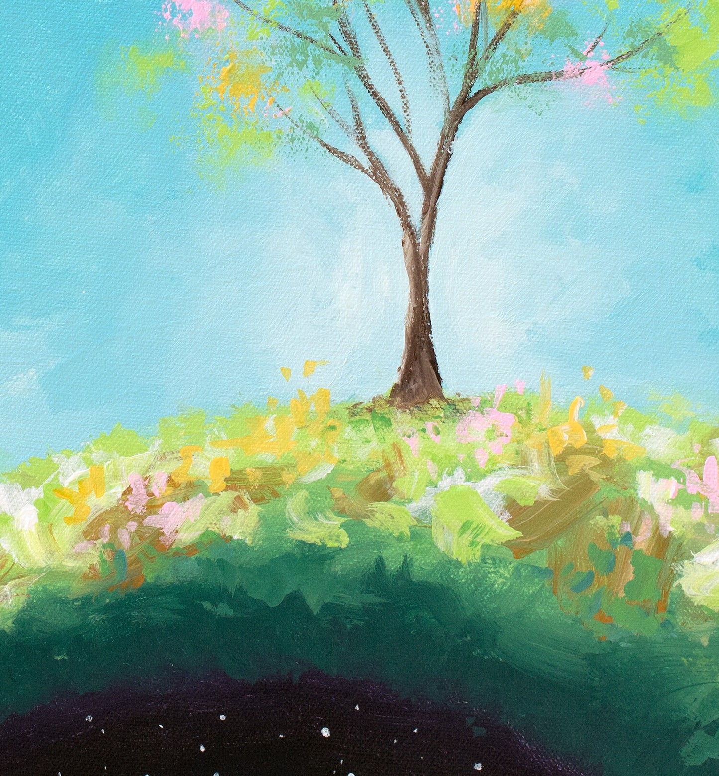 Echoes of the Spirit Painting - 16x20"