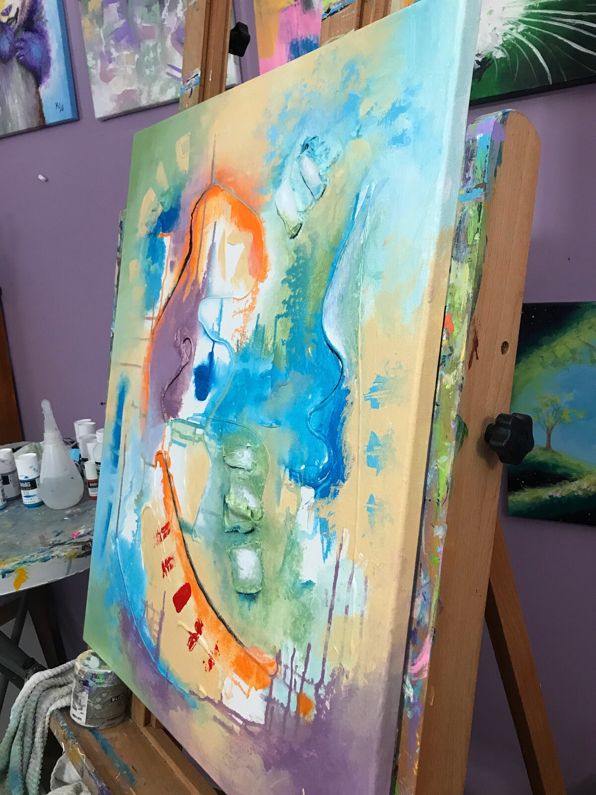 Big Mind Walkabout Painting - 22x28"