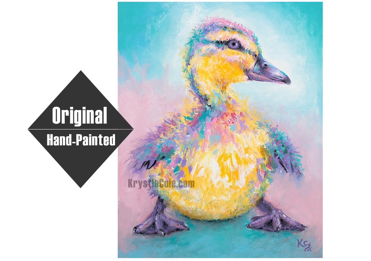 Duckling Painting - 16x20"