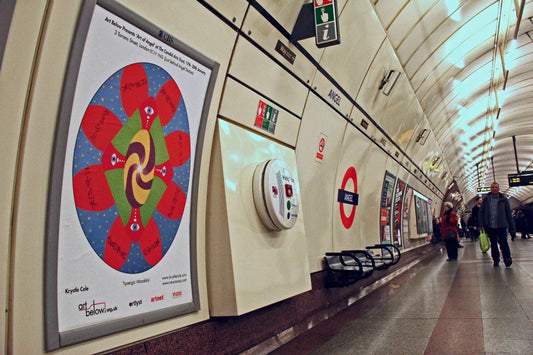 Lysergic Mandala in the London Underground