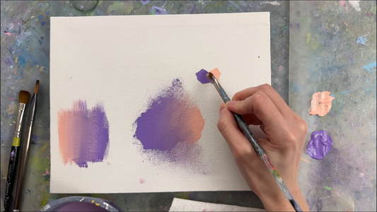 Blending Acrylic Paint (Wet on Wet Techniques)