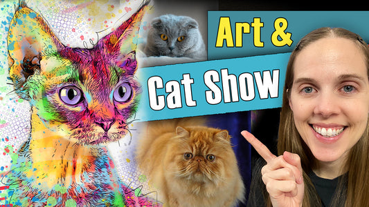 Cat Show Art Exhibit - Watch Right MEOW 😸