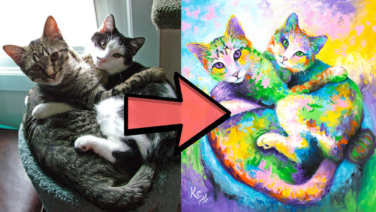 Painting My Cats in Acrylics: A Step-by-Step Guide Video