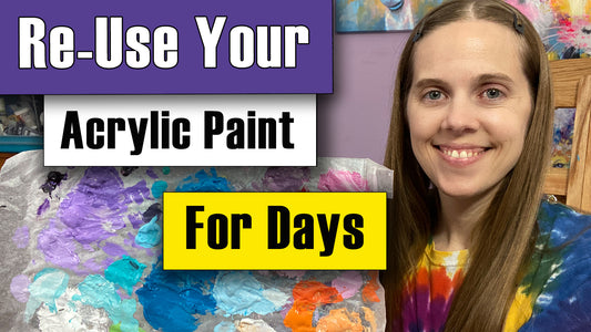 Video: How to Preserve Acrylic Paint on a Palette