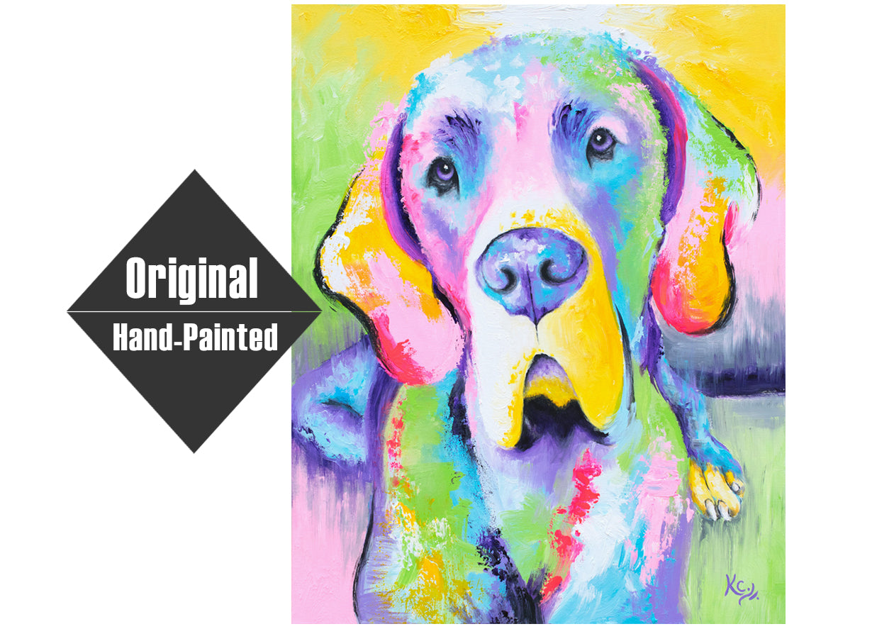Buford the Great Dane Painting - 26 x32"