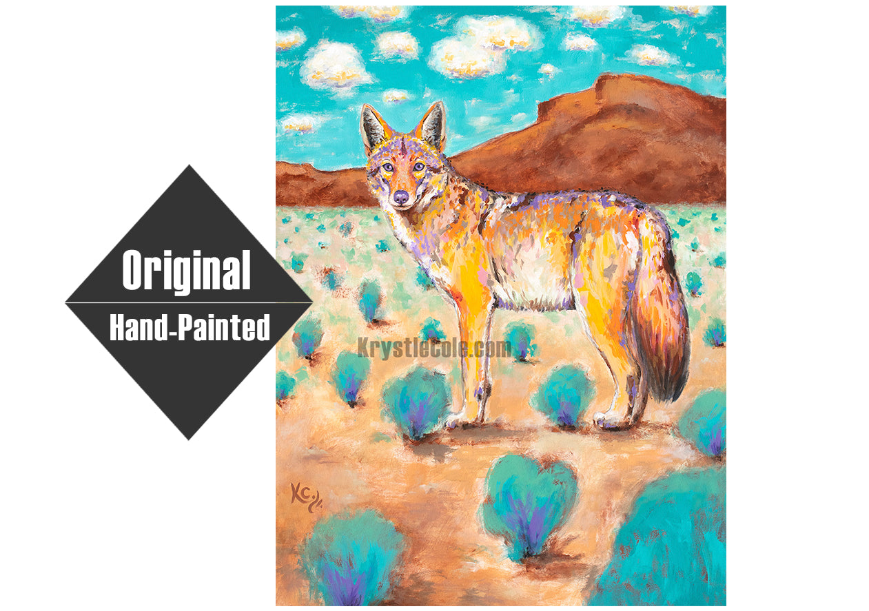 Coyote Painting - 34x44"