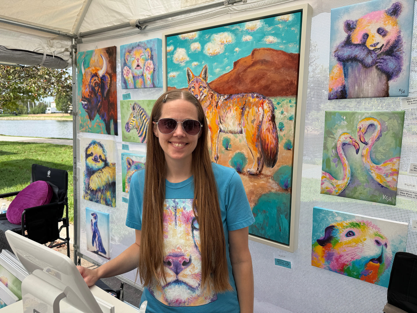 Coyote Painting - 34x44"