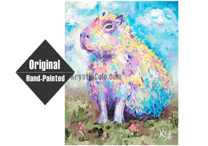 Capybara Painting - 11x14"