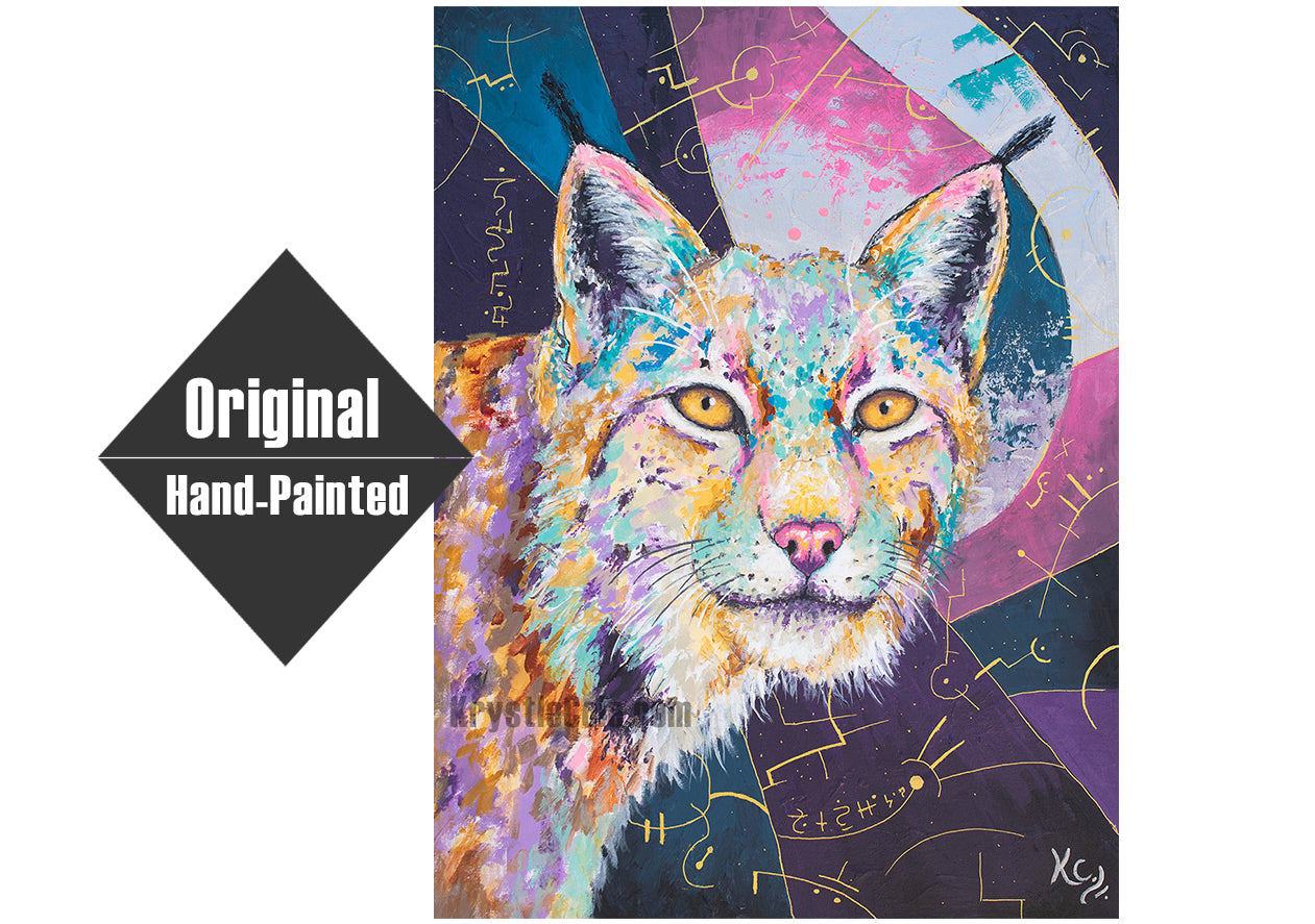 Lynx from Old Carpathia Painting - 20x26"