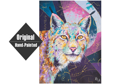 Lynx from Old Carpathia Painting - 20x26"
