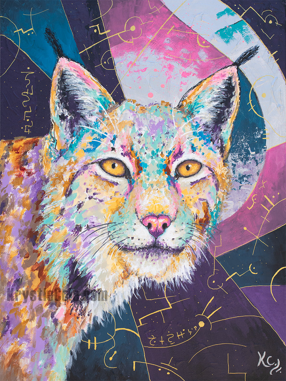 Lynx From Old Carpathia Art Print